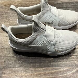 Nike Kids Gray and White Sneakers